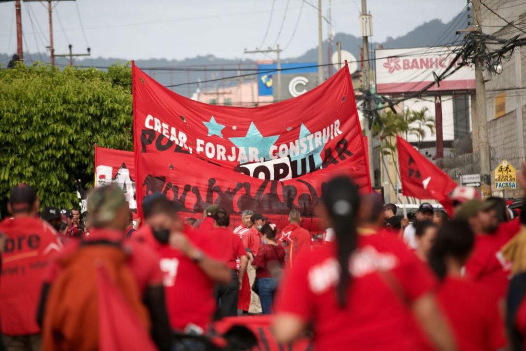 Marcha de LIBRE en San Pedro Sula pone en evidencia la falta de cohesión y frena a Rixi Moncada