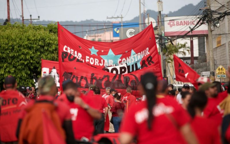 Marcha de LIBRE en San Pedro Sula pone en evidencia la falta de cohesión y frena a Rixi Moncada